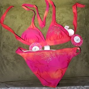 Womens Bikini Bathing Suit M top L bottom